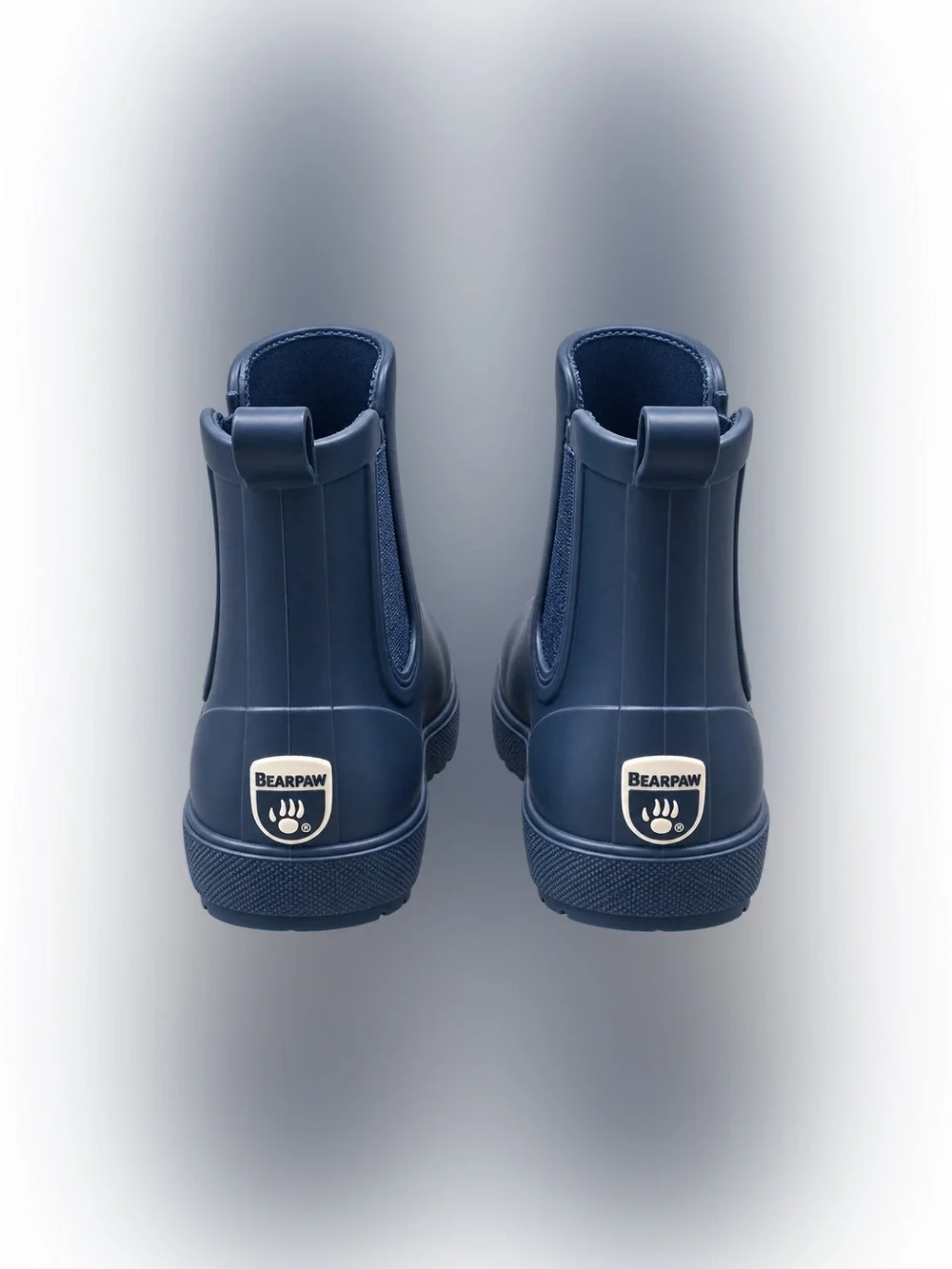 BEARPAW Navy Chelsea Rain Boots – Kids Size 4